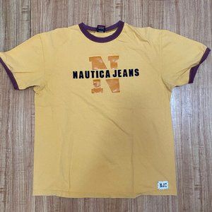 Vintage Nautica Jeans Ringer Tee